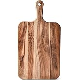 Acacia Wood Cutting Board - Wooden Kitchen Cutting Board for Meat, Cheese, Bread, Vegetables & Fruits- Charcuterie Board Chee