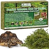ZeeDix 8OZ Premium Sphagnum Moss for Reptile, 12QT
