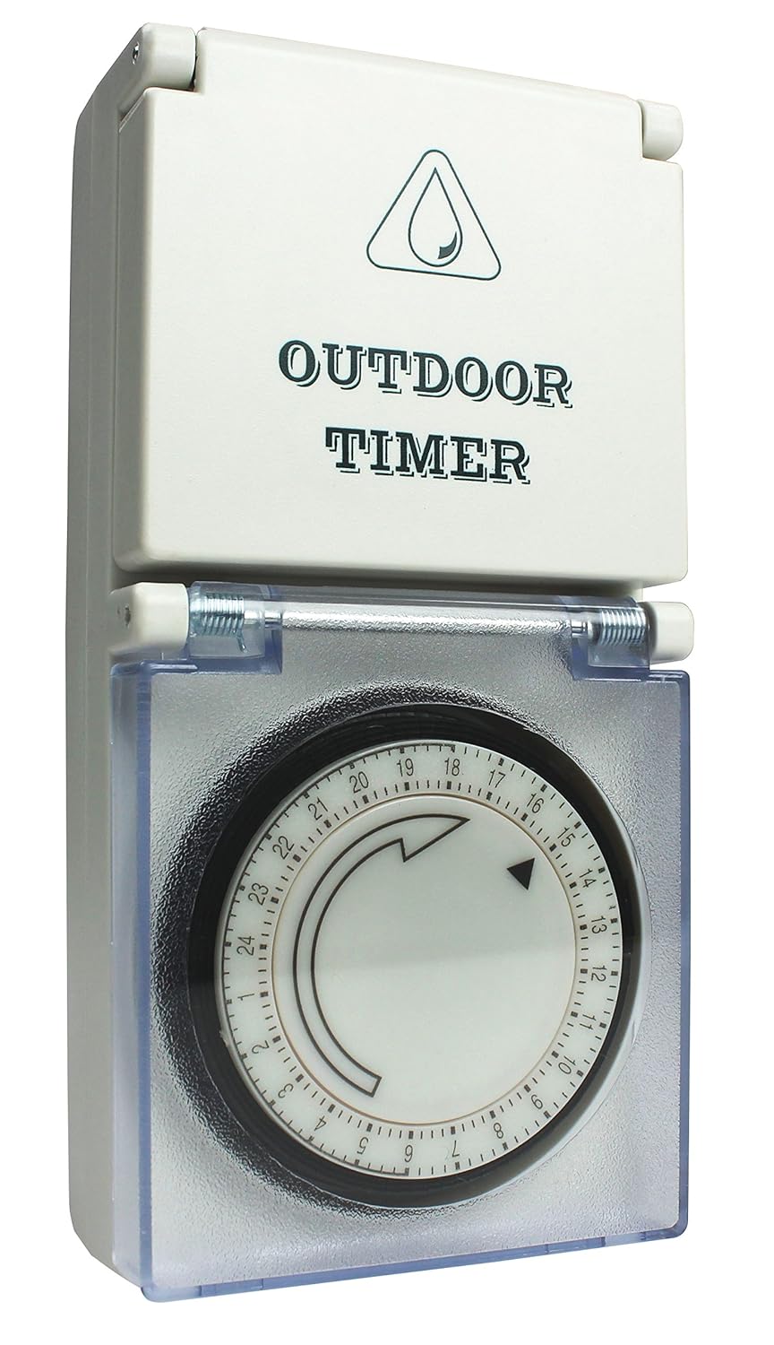 AS Schwabe Enchufe con temporizador para exteriores diario mecánico IP