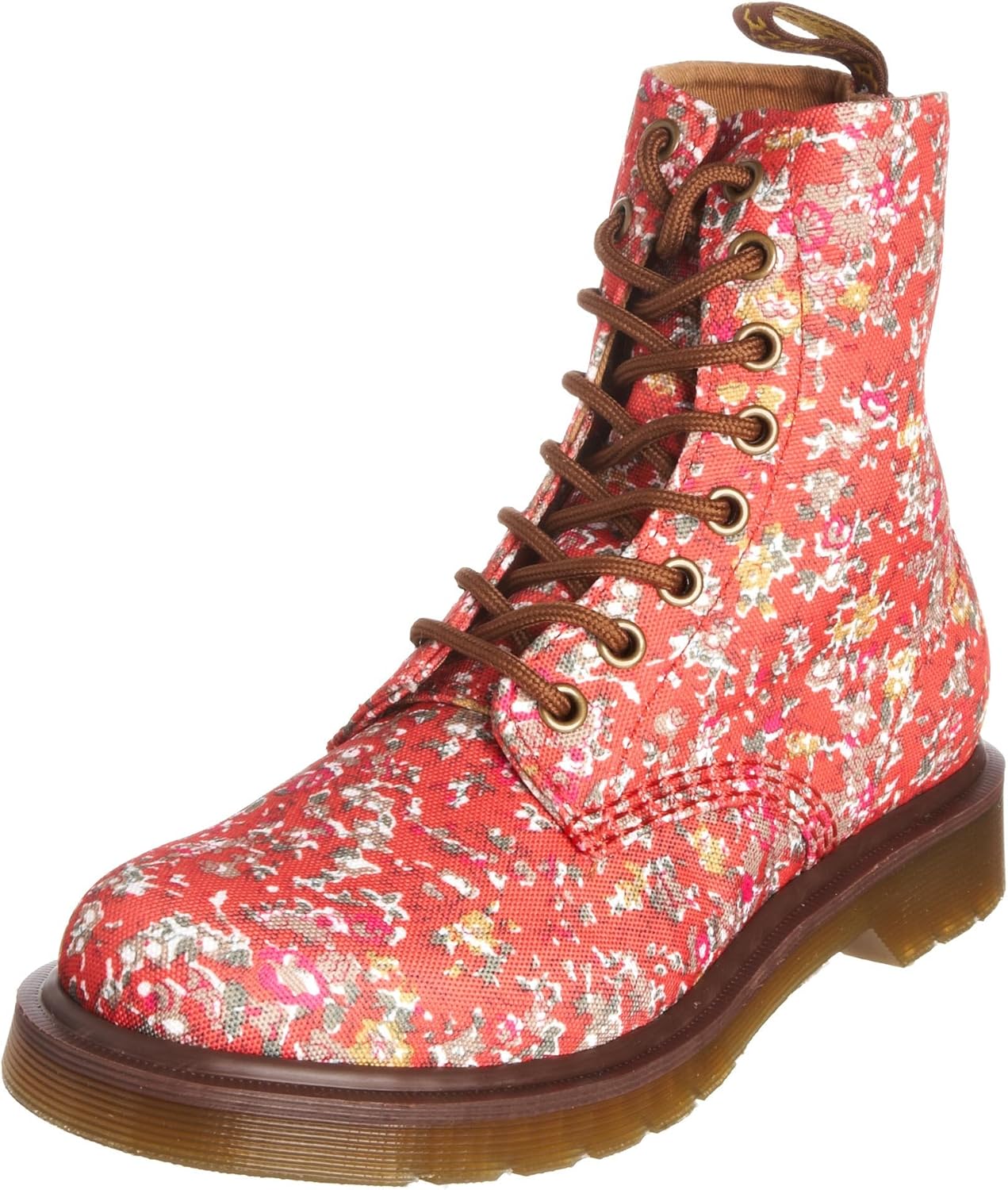 doc martens flower print boots