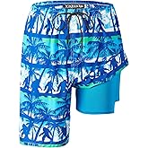 PAUFOGA Mens Swim Trunks Quick Dry Board Shorts Bathing Suit for Men Beach Swimwear Breathable Surf Beach Shorts Swimwear