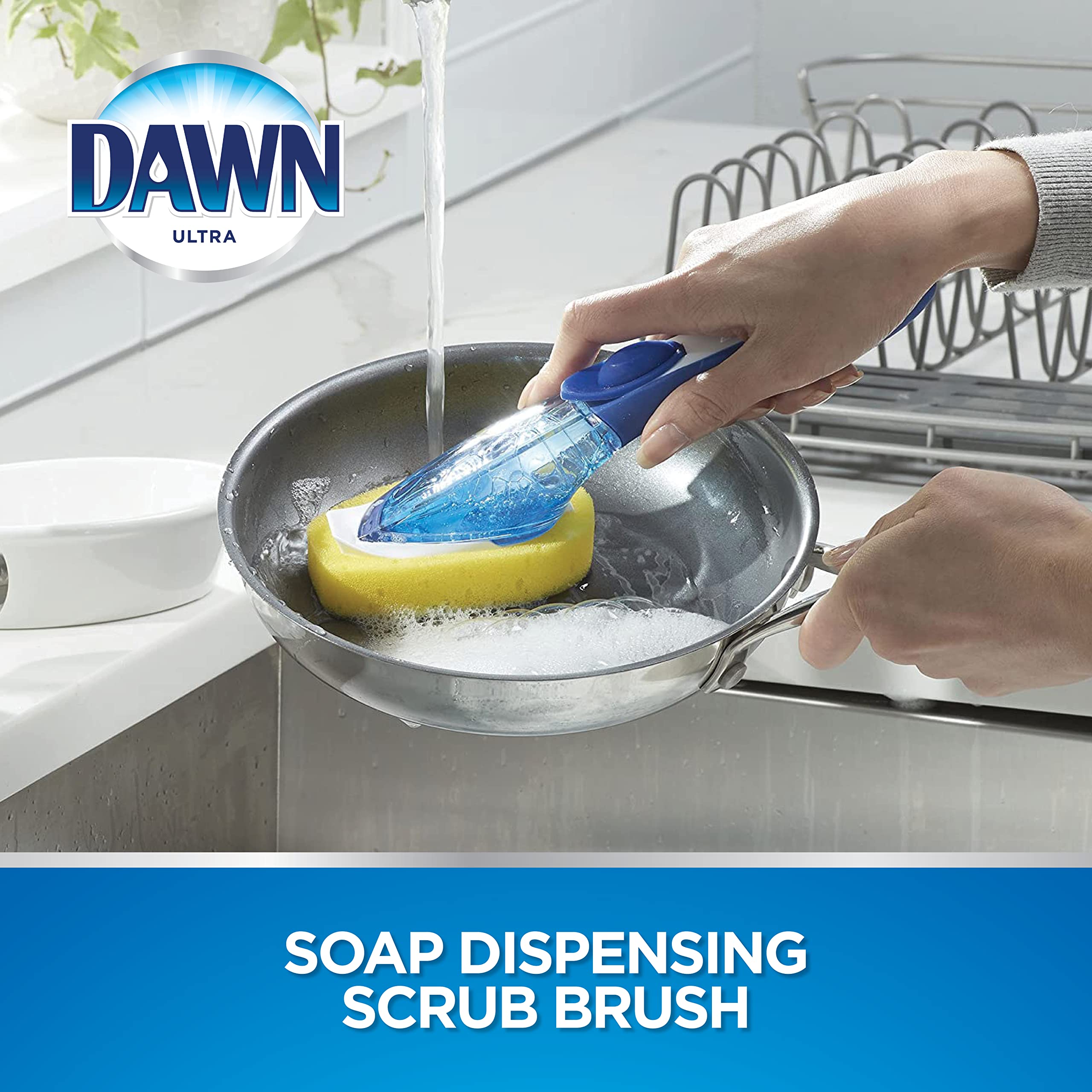 Dawn 722634 Dish Wand, Blue, Yellow