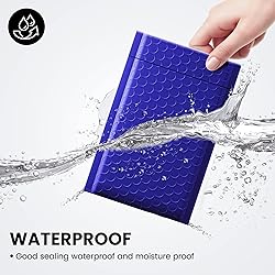 Fuxury 100Pcs 4x8 Bubble Mailers Royal Blue