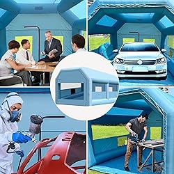 LVAOSTT Paint Booth Inflatable Paint Booth Portable
