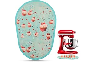 JAYOBGO for Kitchen Aid Mixer Slider Mat - Sliding Mat for Kitchen Aid 5-8 Qt Bowl Lift Stand Mixer, Mover Mixer Attachment Professional Mixer Slider Pad Kitchen Appliance Slider Mat Countertop Accessories