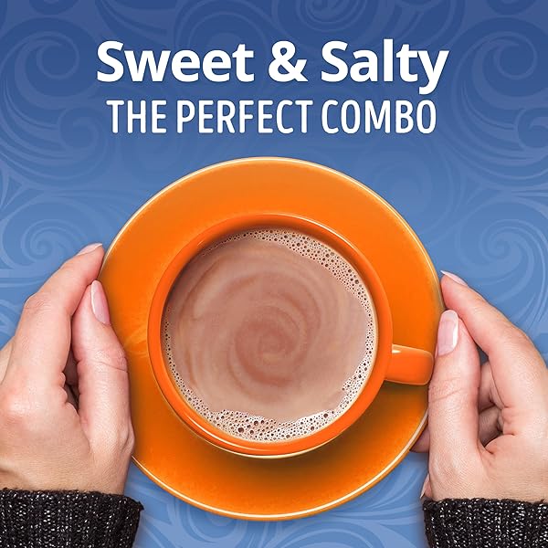 SWISS MISS SALTED CARAMEL FLAVORED HOT COCOA MIX, HOT COCOA BAR SUPPLIES, 1.38 OZ., 8-COUNT ENVELOPES