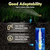 24V 370W Submersible Deep Well Pump Solar Water Pump Irrigation view 6