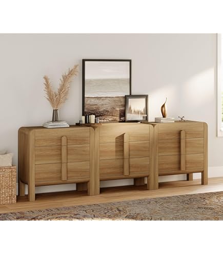 white christmas dresses Mid-Century Modern Acacia 3 Drawer Dresser