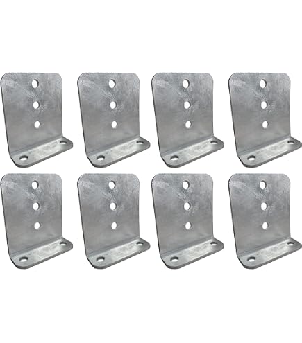 Buy (8) 6" Aluinu L-Type Boat Trailer Bunk Bracket Kit With Stainless