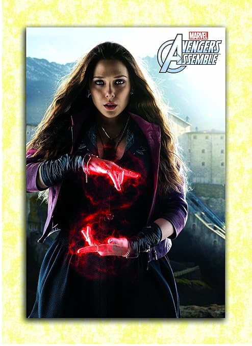 Tamatina Superheroes Poster Wanda Maximoff Elizabeth Olsen