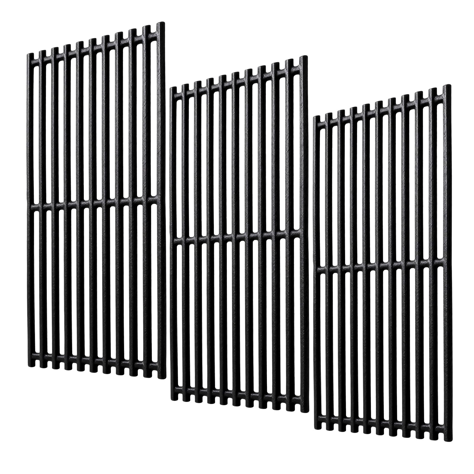Photo 1 of 17" Cast Iron Grill Grates for Charbroil Commercial & Signature Tru-Infrared 3-Burner Grills, Replacement Cooking Grates for 463355220, 463242516, 463243016, 463346017, 466242616, G466-0025-W1A