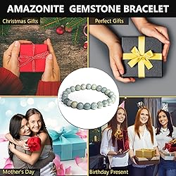 Amazonite Crystal Bead Bracelet – Healing Crystal