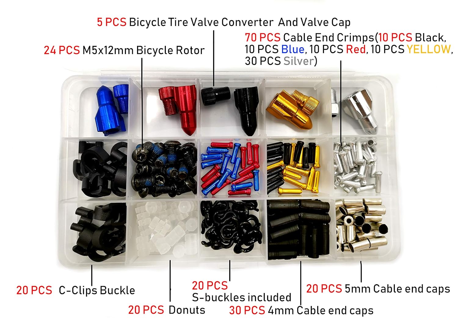 brake cable end crimps