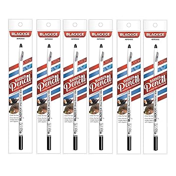 Amazon Com Black Ice Spray Barber Pencil White 6 Pieces Beauty