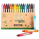 Honeysticks Jumbo Crayons (16 Pack) - Non Toxic