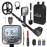 16 inch Depth Metal Detector for Adults,19.2 kHz