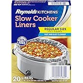 Reynolds Kitchens Slow Cooker Liners, Regular (Fits 3-8 Quarts), 20 Count