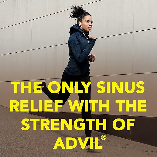 ADVIL SINUS CONGESTION AND PAIN, SINUS RELIEF MEDICINE, PAIN RELIEVER AND FEVER REDUCER WITH IBUPROFEN AND PHENYLEPHRINE HCL – 20 COATED TABLETS