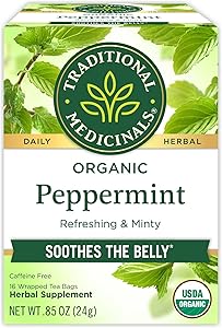 Traditional Medicinals Tea Peppermint Organic, 16 ct
