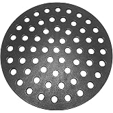 17" Fire Grate for Weber 22" Kettle, BGE, Big Green Egg XL Charcoal Grill | Heavy Cast Iron Charcoal Grates Bottom Plate for Weber 22" One-Touch, Master Touch, Bar-B-Kettle, Performer Grill