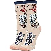 ooohyeah Women's Crew Funny Novelty Socks, City State Gifts Souvenirs, Crazy Fun Dress Socks, Shoe Size 5-10