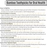Mobi Lock 3000 Bamboo Toothpicks Double Pointed 2.5 in 0.06 in view 3