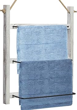 OROPY Toallero de Pared de 50 cm de Ancho, 3 Niveles Escalera ...