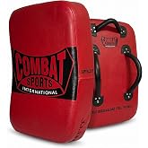 Combat Sports Big Kick Shield Pad | Muay Thai, MMA &amp; Kickboxing Striking Target - 24" x 17" x 5.5" Synthetic Leather Blocking Dummy for Coaches and Trainers