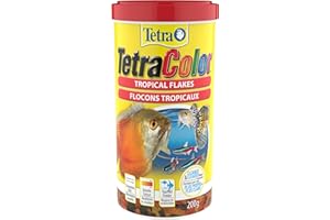 Tetra TetraColor Select Tropical Flakes 7 Ounces, Nutritionally Balanced, Premium Color-Enhancing Staple Food for All Tropica