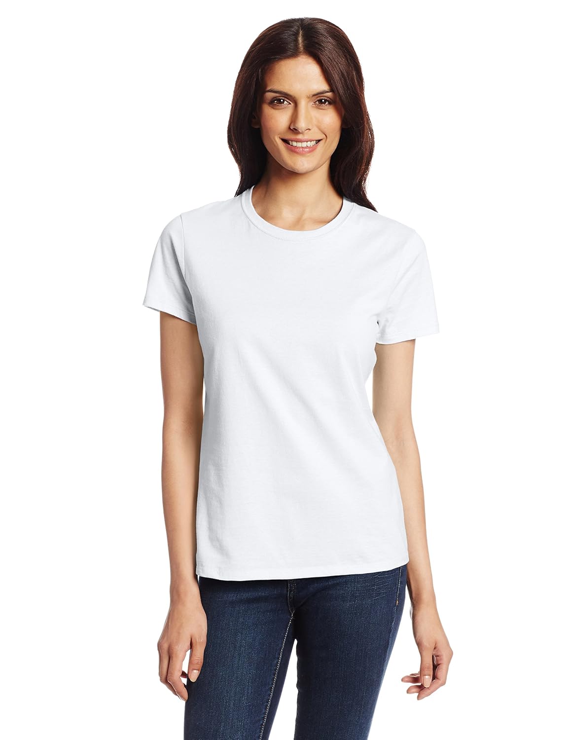 Hanes womensOSL04Women's Short Sleeve Nanot Crew Neck Tee Short Sleeve