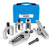 Orion Motor Tech 5-in-1 Ball Joint Separator, Pitman Arm Puller, Tie Rod End Tool Set for Front End Service, Splitter Removal