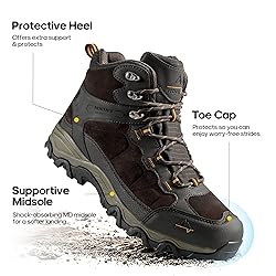 NORTIV 8 Men's Waterproof Hiking Boots Outdoor Mid