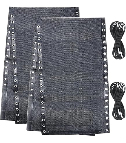 thumbnail image 2 of 63 X 17’’ Zero Gravity Replacement Fabric, Textilene Sling Chair Replacement Fabric With 4 Bungee Cords, Recliner Chair Replacement Fabric Kit For 2 of 9