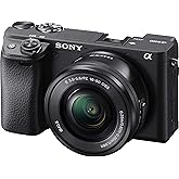 Sony Alpha A6400 Mirrorless Camera: Compact APS-C Interchangeable Lens Digital Camera with Real-Time Eye Auto Focus, 4K Video