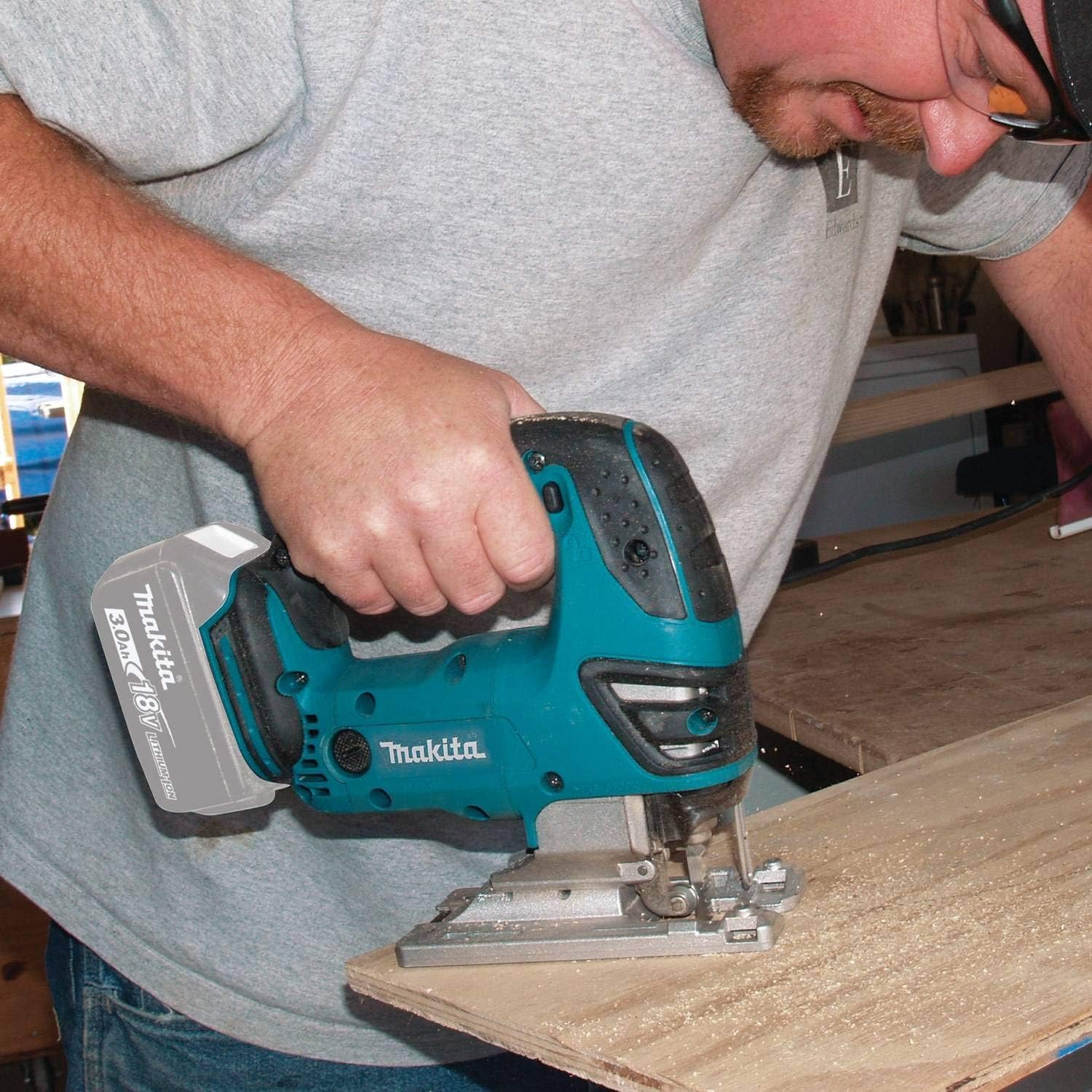 Makita XVJ03Z 18V LXT Lithium-Ion Cordless Jig Saw, Tool Only - - 