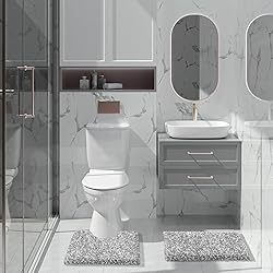 Yimobra Bathroom Rugs Non Slip Washable