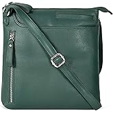 Leather Crossbody Bags for Women - Ladies Sling Handbags - Medium Cross body Purses Handbags - Purses For Women