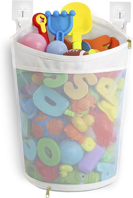 hanging bath toy organizer