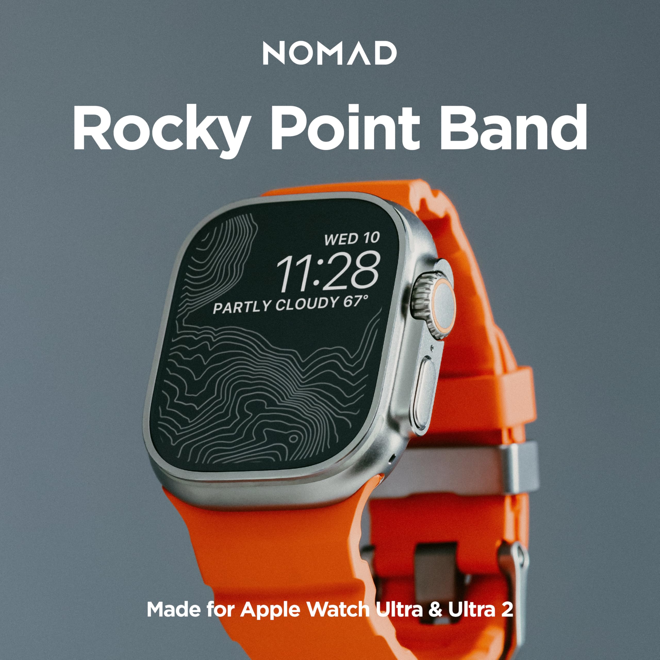 NOMAD Apple Watch Sport Band Rocky Point Apple Watch Band with Titanium Hardware