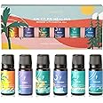 Folkulture Essential Oils for Diffuser Oil, Essential Oils Set of 6 Fragrance Oil, Diffuser Oils Scents for Home, Oil Diffuser Essential Oils, Fragrance Oil for Diffuser - Lavender & Sandalwood