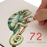 Zenacolor 72 Colour Pencils with Metal Box 3 Trays Pre Sharpened view 4