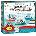 Creativity for Kids Holiday Craft Kit - Makes 3 DIY Christmas and Holiday Snow Globes for Kids