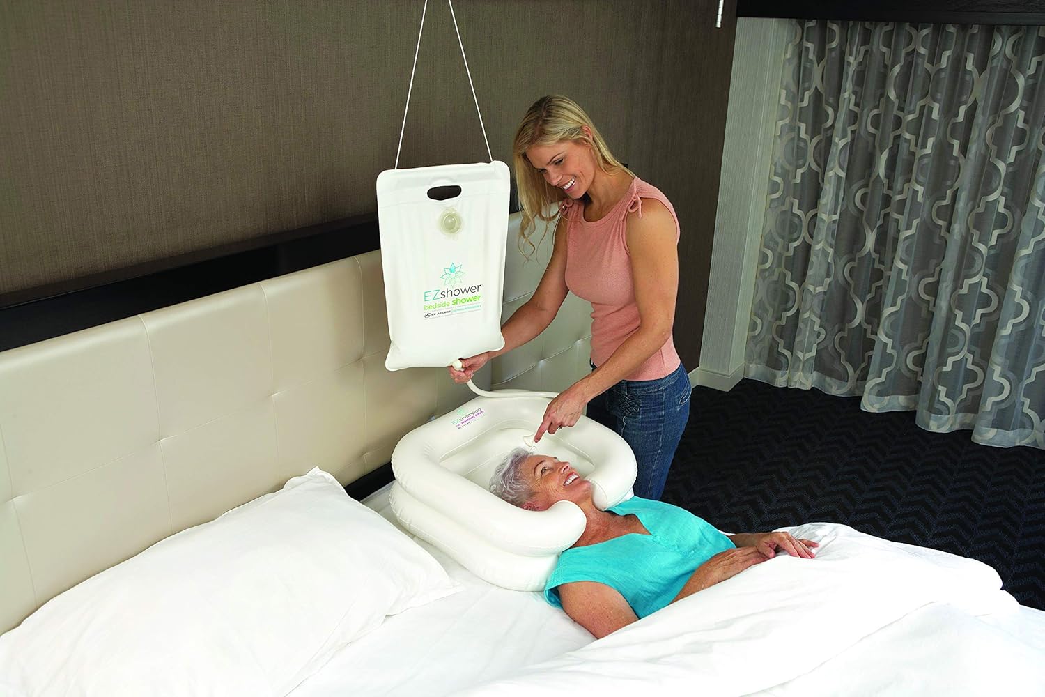 EZ-ACCESS EZ-SHOWER Bedside Shower, 2.5 Gallons: Health & Personal Care