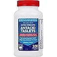 Rite Aid Extra Strength Antacid Chewable Tablets, 100 Count - Fast-Acting Heartburn Relief for Acid Reflux, Upset Stomach, and Indigestion