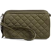 Vera Bradley Women's Cotton All in One Crossbody Purse With RFID Protection