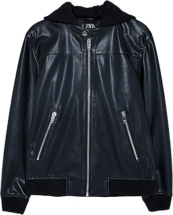 zara faux leather jacket