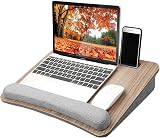 HUANUO Laptop Trays Portable Lap Desk with Pillow Cushion 15.6 inch view 1