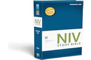 NIV Study Bible, Personal Size, Paperback, Red Letter Edition