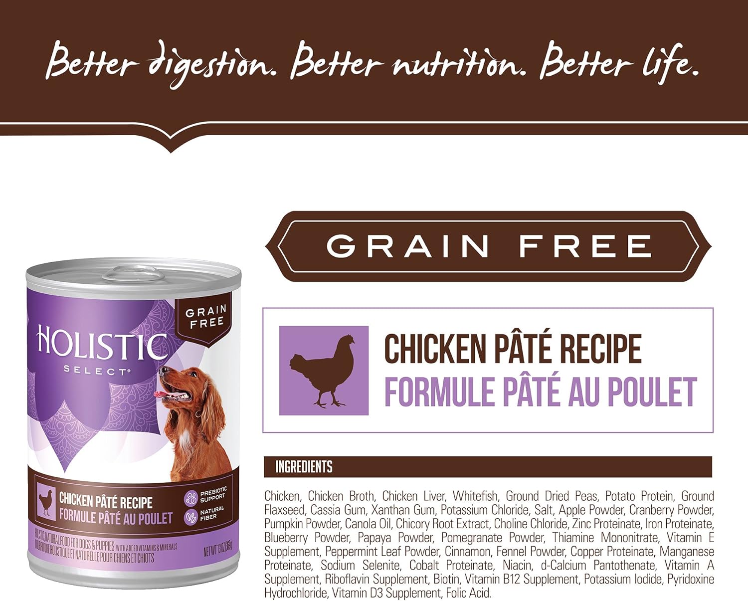 holistic select canned dog food