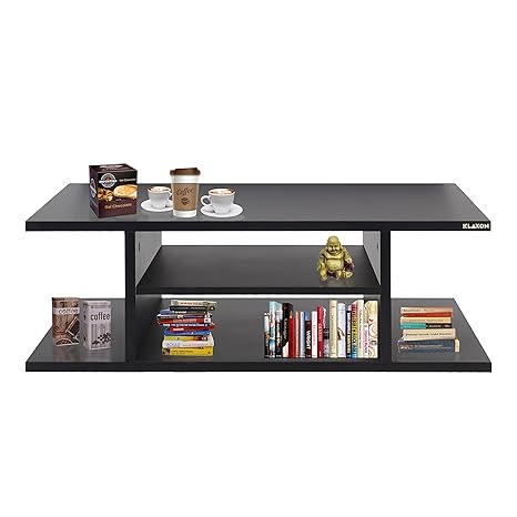 Klaxon Nicos Coffee Table (Matte Finish, Black)